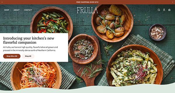 Whisk Shopify theme homepage screenshot